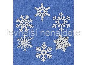 plastové vánoční ozdoby hvězdičky 6 ks