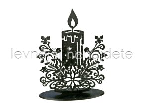 Svíčka na podstavci vzor. 1