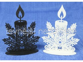 Svíčka na podstavci vzor. 2