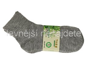 Dámské bambusové ponožky šedé 3 páry