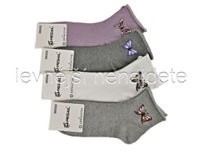 Dámské bavlněné zdravotní ponožky LW15