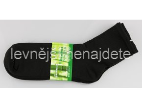 Pánské bambusové ponožky sports černé 3 páry