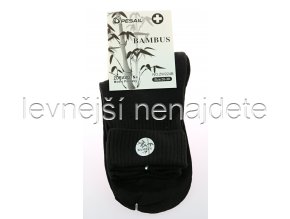 Dámské zdravotní bambusové ponožky černé