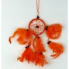 Lapač snů malý oranžový 6 cm