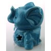 Keramická aroma lampa slon modrý