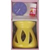 Keramická aroma lampa set žlutý