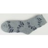 Dámské bavlněné termo ponožky noty 2 páry