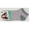 Dámské bavlněné kotníkové ponožky P02W 3 páry