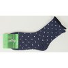 Dámské bavlněné zdravotní ponožky puntík LW45