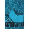 KAŠMÍROVÁ ŠÁLA modročerná 185 x 70 cm
