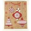 Vánoční papírová taška vzor 48T  32 x 26 cm