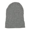 Čepice zimní pletená šedý melír