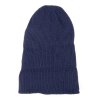 Čepice zimní pletená tmavě modrá