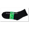 Dámské bambusové ponožky sports černé 3 páry
