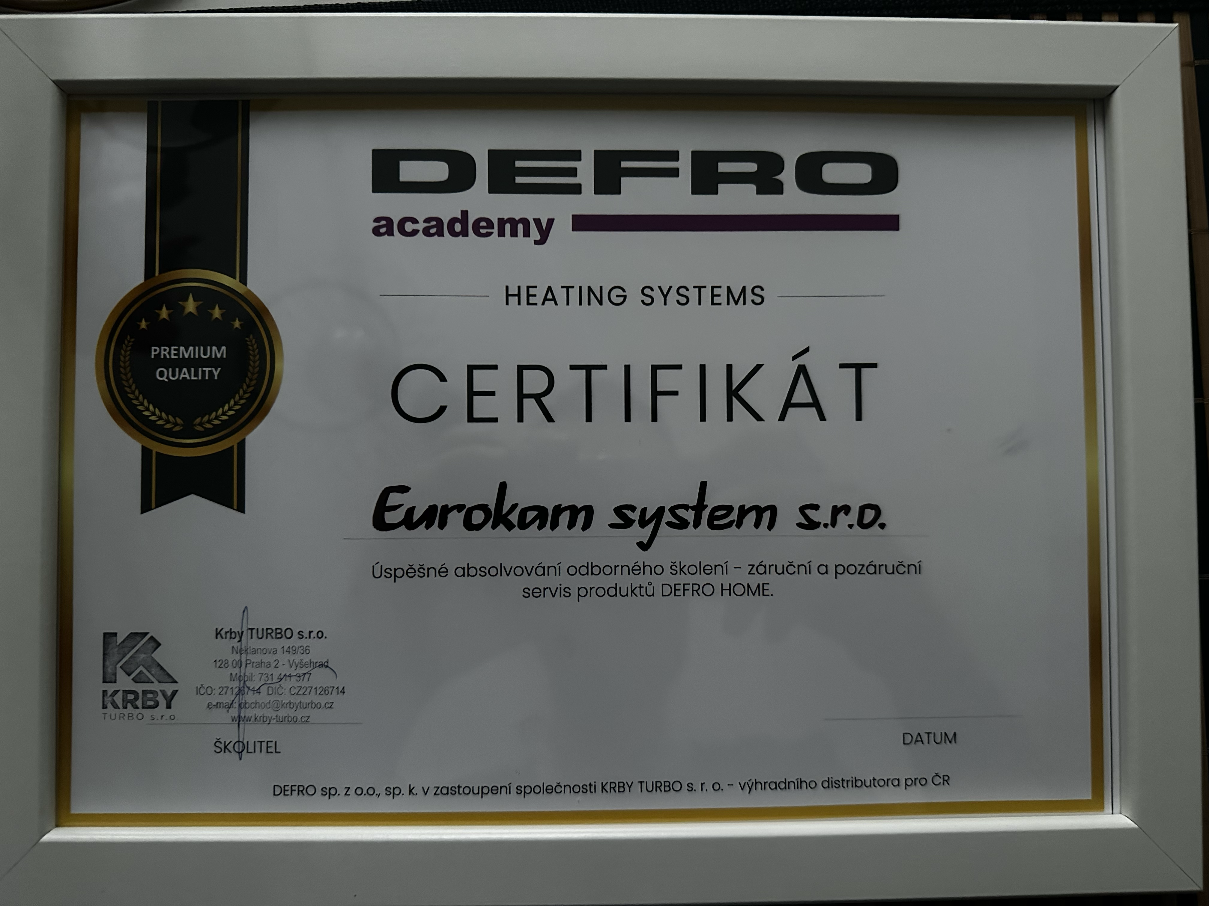 CERTIFIKÁT