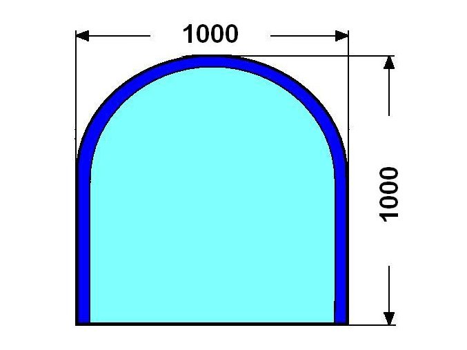 Sklo pod kamna Sorg Simargl 6mm