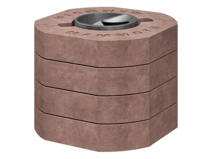 Akumulační sada horní ROMOTOP MAMMOTH 4ks, vnější průměr odkouření 200 mm -  AKKUM KV 04B