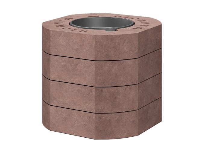 Akumulační sada horní ROMOTOP MAMMOTH 4ks,vnitřní průměr odkouření 200 mm - AKKUM KV 04FB