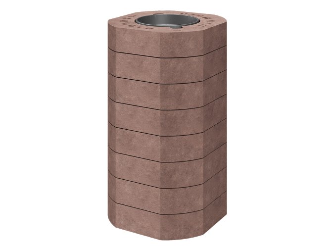 Akumulační sada prstenců ROMOTOP MAMMOTH 8ks, vnitřní průměr odkouření 200 mm - AKKUM KV 08FB