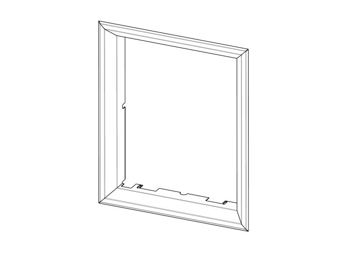 Rámek D3G RAM 04 krycí polohluboký