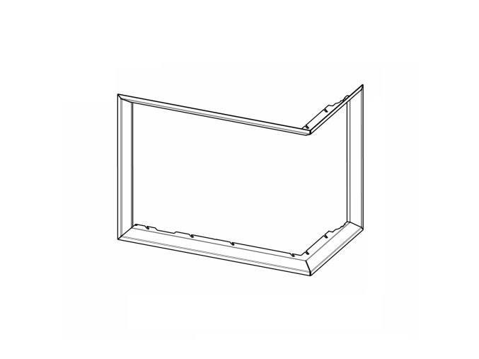 Rámek HR4SY RAM04 krycí polohluboký univerzální