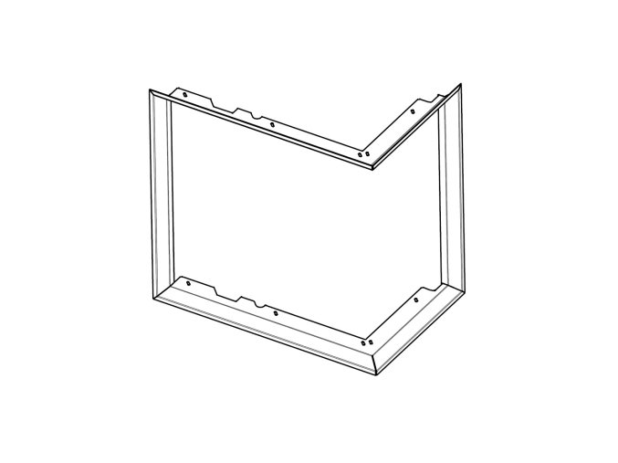Rámek R2SF RAM04 krycí polohluboký univerzální