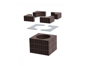 Akumulační sada horní ROMOTOP MAMMOTH, průměr odkouření - AKKUM KV 04