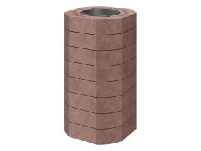 Akumulační sada prstenců ROMOTOP MAMMOTH 8ks, vnitřní průměr odkouření 200 mm - AKKUM KV 08FB