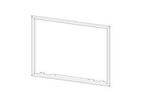 Rámek D2M RAM06N krycí