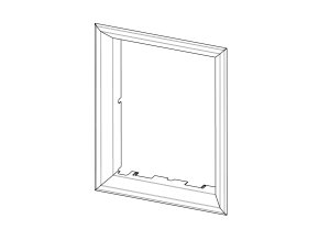 Rámek D3F RAM 04 krycí polohluboký