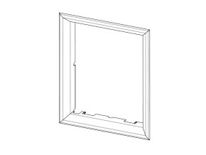 Rámek D3G RAM 04 krycí polohluboký