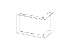 Rámek HR2SG RAM04 krycí polohluboký univerzální