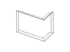Rámek IR2SG RAM04 krycí polohluboký univerzální
