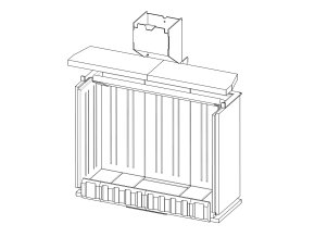 Spalovací komora I2LH TOP01 černá