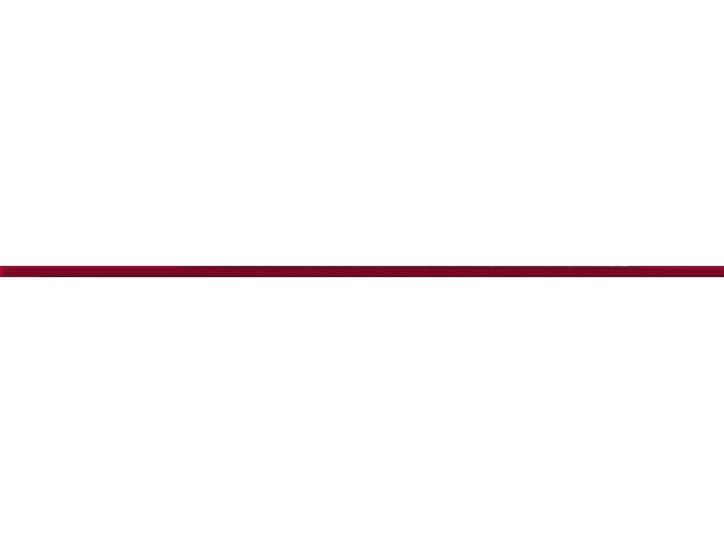 GLASS listelo carmine 0,75x50