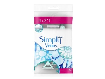 Gillette Venus Simply 2 dámská holítka, 6 ks