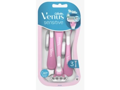 Gillette Venus Sensitive dámská holítka, 3 ks