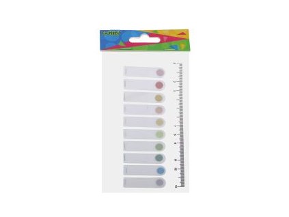 Bloček samolepící, 10x20 pruhů - Prst