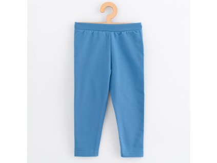 Dětské legíny z teplákoviny New Baby Kindergarten blue - vel. 116/122