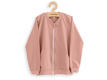 Dětská tepláková mikina New Baby Kindergarten pink - vel. 116/122