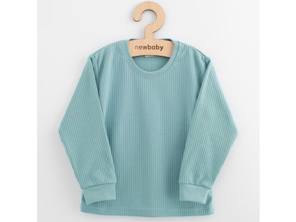 Dětské bavlněné tričko s dlouhým rukávem New Baby Kindergarten iceberg - vel. 104 (3-4r)