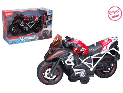 Motorka šroubovací s efekty červená 20 cm - český obal