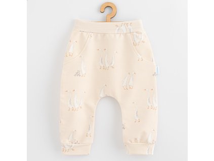 Kojenecké bavlněné tepláčky New Baby Husičky - vel. 74 (6-9m)