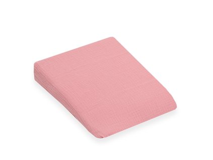 Mušelínový potah na kojenecký polštář-klín New Baby STANDARD 30x37cm pink
