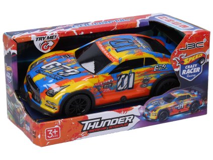 Auto závodní s efekty 19,5 cm