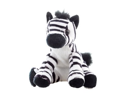 Zebra plyšová 15 cm