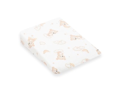 Potah na kojenecký polštář-klin New Baby BASIC 30x37 cm beige