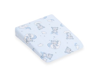 Potah na kojenecký polštář-klin New Baby BASIC 30x37cm blue
