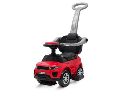 Dětské hrající odrážedlo s vodící tyčí SUV 3v1 Baby Mix Prime červené