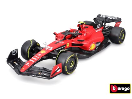 Bburago 1:18 Formule F1 Ferrari Scuderia SF-23(2023) nr.55 Carlos Sainz - s řidičem